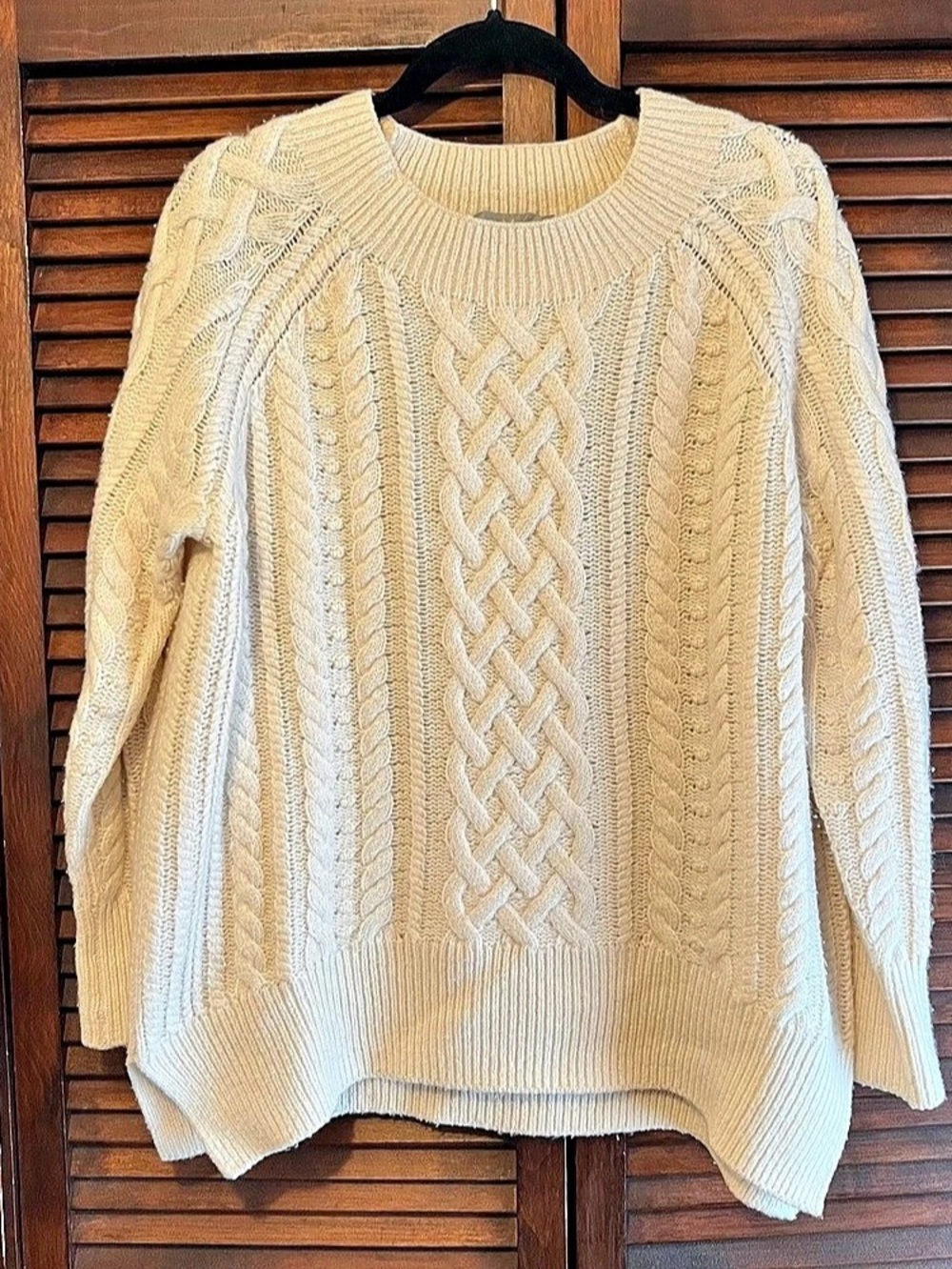 Vince Cable Knit Crewneck Sweater
